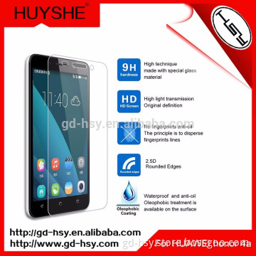 HUYSHE wholesale price for Huawei Honor 4a anti-broken 9h hardness tempered glass screen protector for Huawei Honor 4a